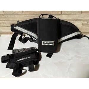 Waist Pack with Water Bottle Holder and Bento Box for biking